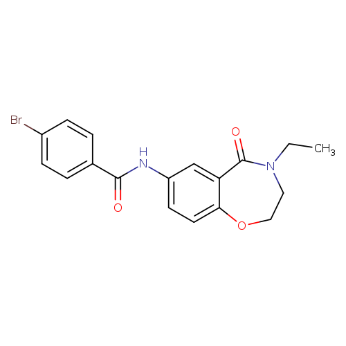 4-bromo-N-(4-ethyl-5-oxo-2,3,4,5-tetrahydro-1,4-benzoxazepin-7-yl)benzamide