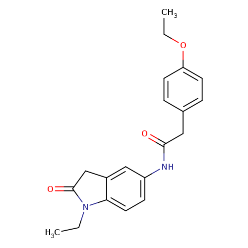 2-(4-ethoxyphenyl)-N-(1-ethyl-2-oxo-2,3-dihydro-1H-indol-5-yl)acetamide