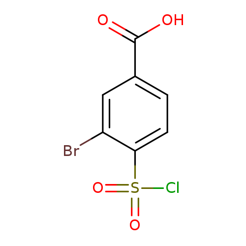 3-Bromo-4-(chlorosulfonyl)benzoic acid