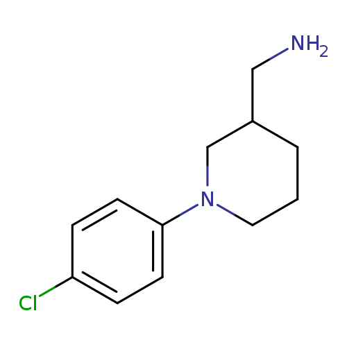 [1-(4-chlorophenyl)piperidin-3-yl]methanamine