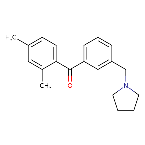 2,4-Dimethyl-3'-pyrrolidinomethyl benzophenone