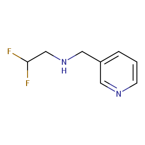 (2,2-difluoroethyl)(pyridin-3-ylmethyl)amine