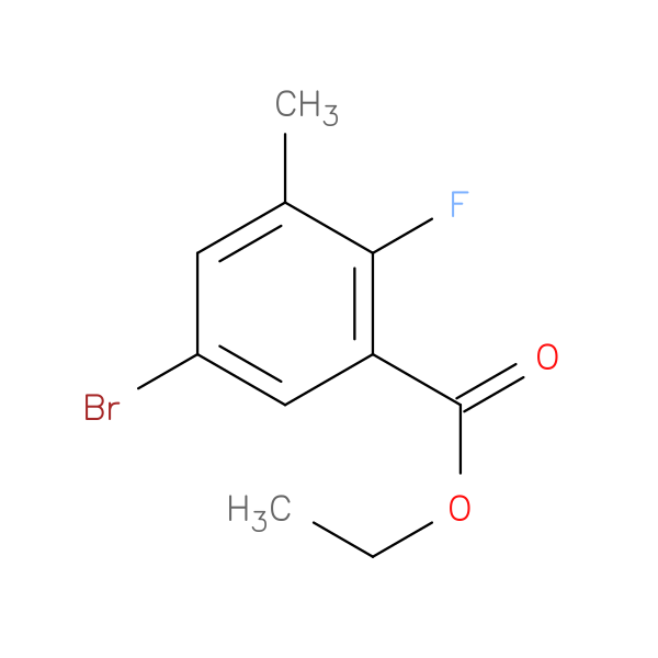 Ethyl 5-bromo-2-fluoro-3-methylbenzoate