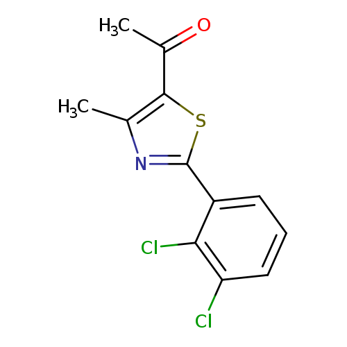 1-[2-(2,3-dichlorophenyl)-4-methyl-1,3-thiazol-5-yl]ethan-1-one