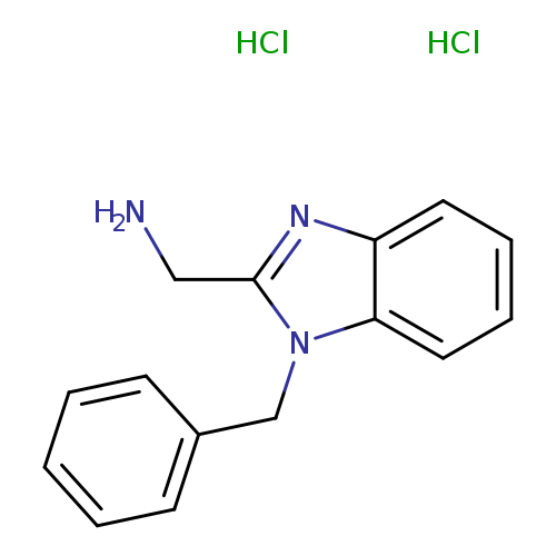 1H-Benzimidazole-2-methanamine, 1-(phenylmethyl)-, hydrochloride (1:2)