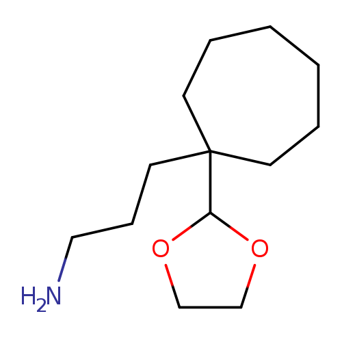 3-[1-(1,3-dioxolan-2-yl)cycloheptyl]propan-1-amine