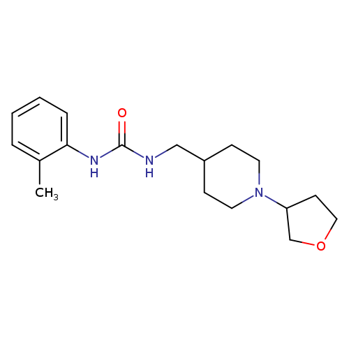 3-(2-methylphenyl)-1-{[1-(oxolan-3-yl)piperidin-4-yl]methyl}urea