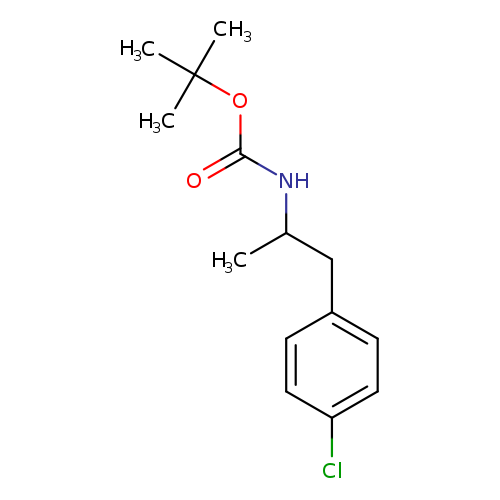 tert-butyl N-[1-(4-chlorophenyl)propan-2-yl]carbamate