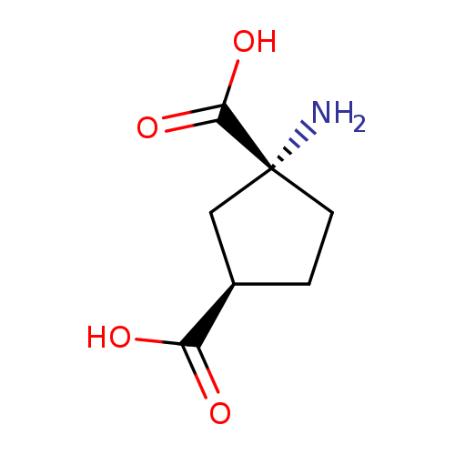 (1R,3R)-1-aminocyclopentane-1,3-dicarboxylic acid