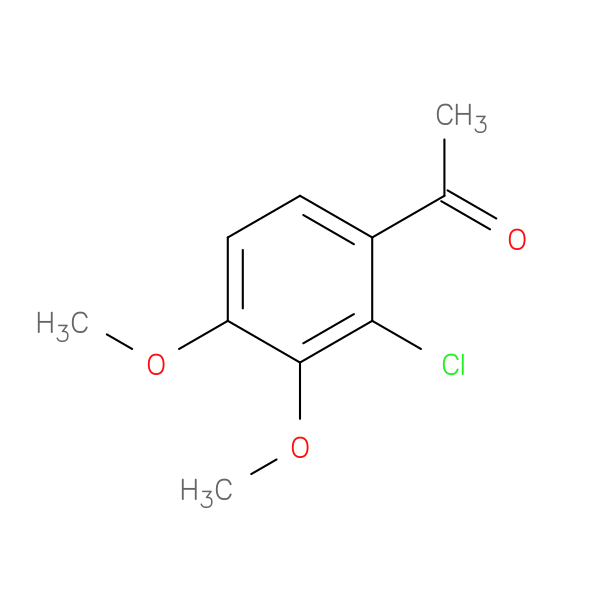 1-(2-chloro-3,4-dimethoxyphenyl)ethan-1-one