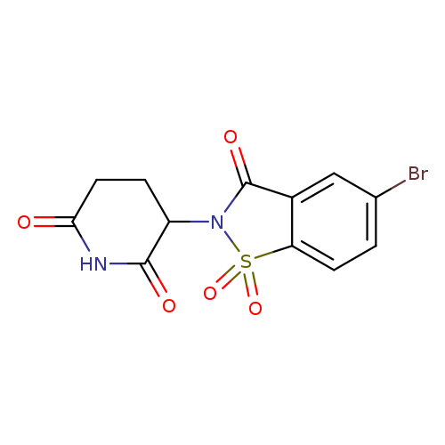5-bromo-2-(2,6-dioxopiperidin-3-yl)-2,3-dihydro-1lambda6,2-benzothiazole-1,1,3-trione