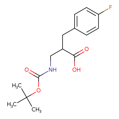 Benzenepropanoic acid, α-[[[(1,1-dimethylethoxy)carbonyl]amino]methyl]-4-fluoro-