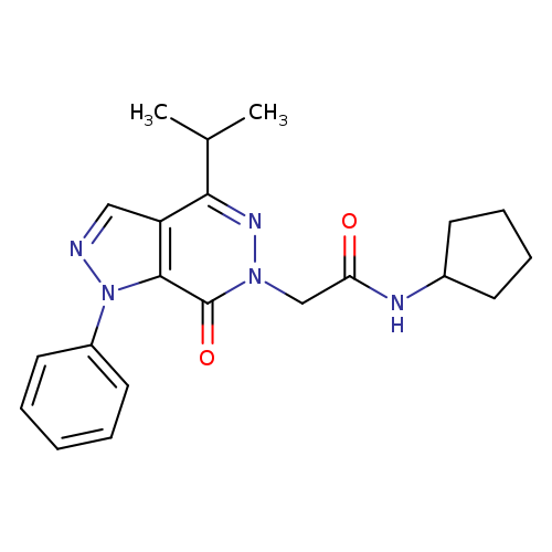 N-cyclopentyl-2-[7-oxo-1-phenyl-4-(propan-2-yl)-1H,6H,7H-pyrazolo[3,4-d]pyridazin-6-yl]acetamide