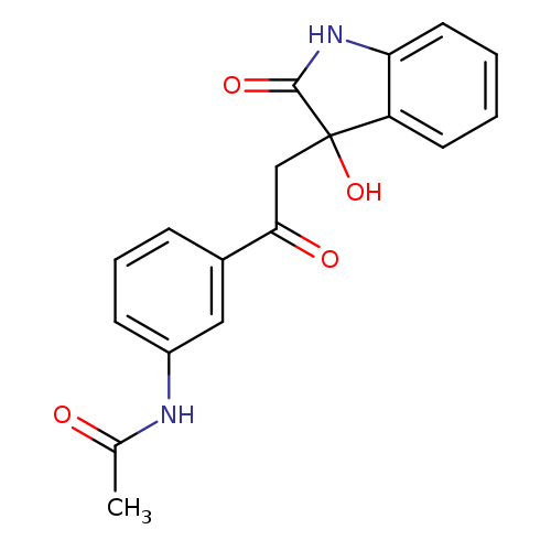N-{3-[2-(3-hydroxy-2-oxo-2,3-dihydro-1H-indol-3-yl)acetyl]phenyl}acetamide