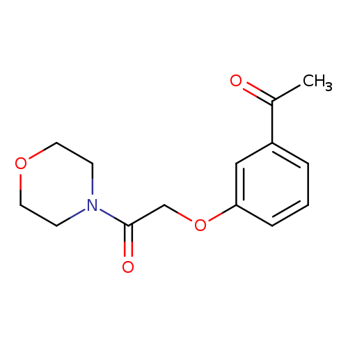 1-[3-(2-Morpholin-4-yl-2-oxoethoxy)phenyl]ethanone