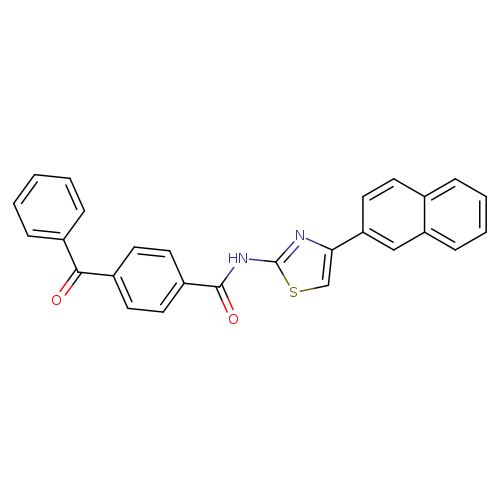 4-benzoyl-N-[4-(naphthalen-2-yl)-1,3-thiazol-2-yl]benzamide