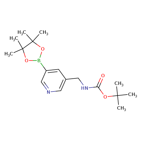 Carbamic acid, N-[[5-(4,4,5,5-tetramethyl-1,3,2-dioxaborolan-2-yl)-3-pyridinyl]methyl]-, 1,1-dimethylethyl ester