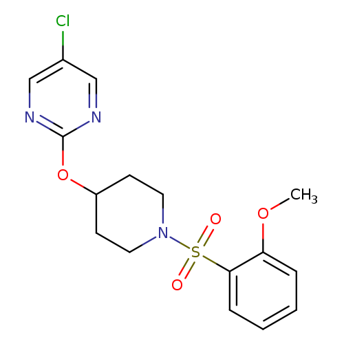 5-chloro-2-{[1-(2-methoxybenzenesulfonyl)piperidin-4-yl]oxy}pyrimidine
