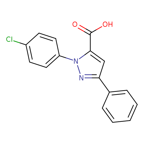 1-(4-Chlorophenyl)-3-phenyl-1h-pyrazole-5-carboxylic acid