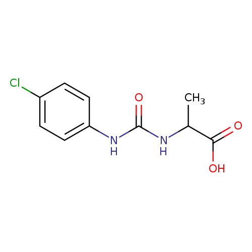(2R)-2-(([(4-Chlorophenyl)amino]carbonyl)amino)propanoic acid