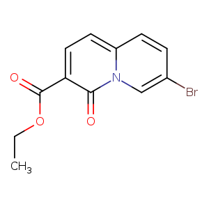 ethyl 7-bromo-4-oxo-quinolizine-3-carboxylate