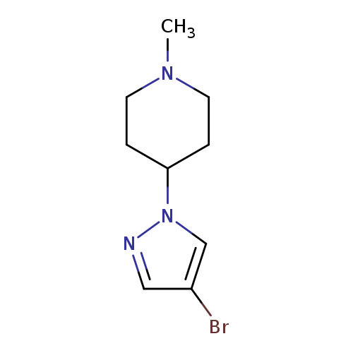 4-(4-Bromo-1H-pyrazol-1-yl)-1-methylpiperidine