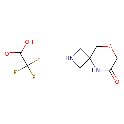 8-oxa-2,5-diazaspiro[3.5]nonan-6-one; trifluoroacetic acid