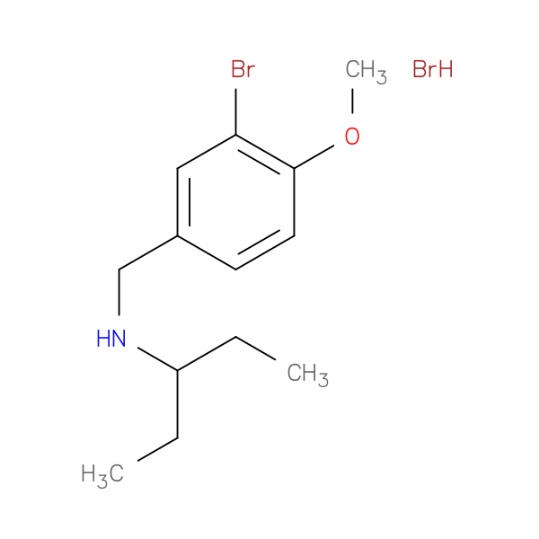 N-(3-bromo-4-methoxybenzyl)-3-pentanamine hydrobromide
