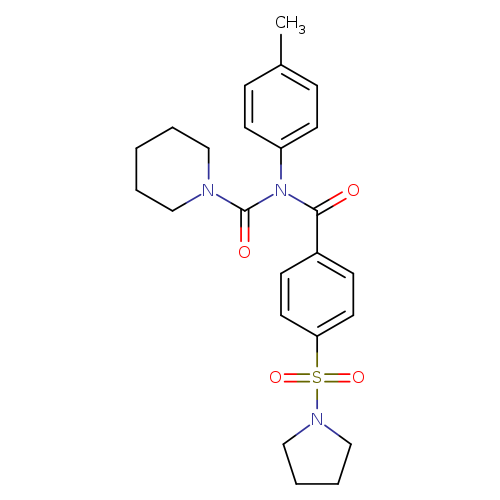 N-(4-methylphenyl)-N-[4-(pyrrolidine-1-sulfonyl)benzoyl]piperidine-1-carboxamide