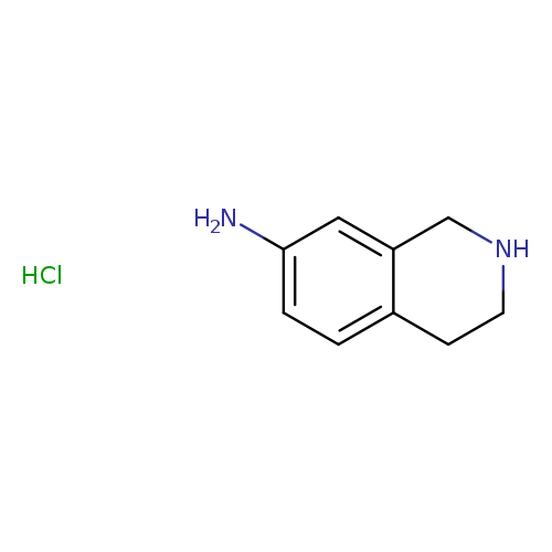 7-Isoquinolinamine, 1,2,3,4-tetrahydro-, hydrochloride (1:1)