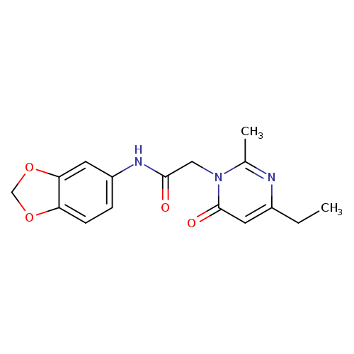 N-(2H-1,3-benzodioxol-5-yl)-2-(4-ethyl-2-methyl-6-oxo-1,6-dihydropyrimidin-1-yl)acetamide