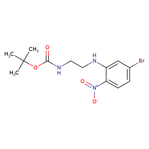 tert-butyl N-{2-[(5-bromo-2-nitrophenyl)amino]ethyl}carbamate
