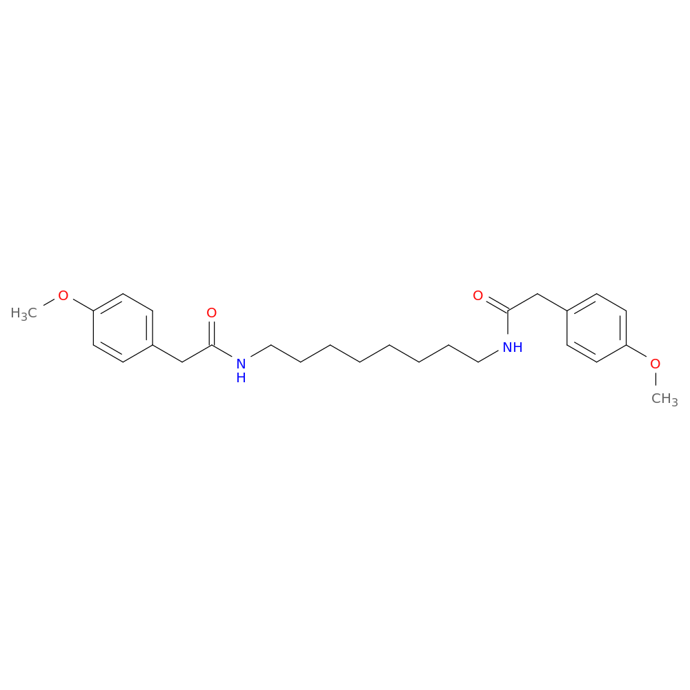 2-(4-methoxyphenyl)-N-(8-{[(4-methoxyphenyl)acetyl]amino}octyl)acetamide