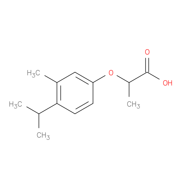 2-[3-methyl-4-(propan-2-yl)phenoxy]propanoic acid