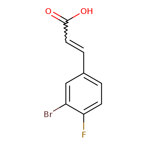 2-Propenoic acid, 3-(3-bromo-4-fluorophenyl)-