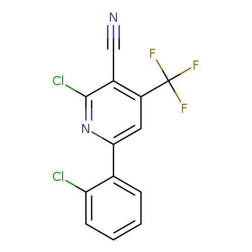 2-chloro-6-(2-chlorophenyl)-4-(trifluoromethyl)pyridine-3-carbonitrile