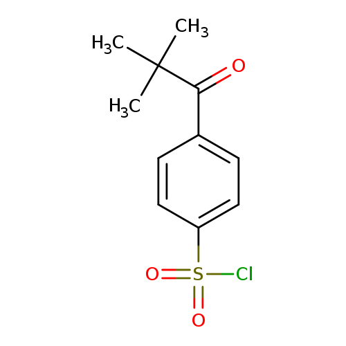 4-(2,2-dimethylpropanoyl)benzene-1-sulfonyl chloride