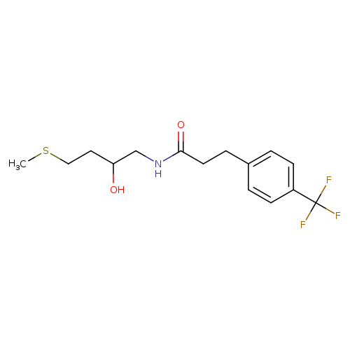 N-[2-hydroxy-4-(methylsulfanyl)butyl]-3-[4-(trifluoromethyl)phenyl]propanamide