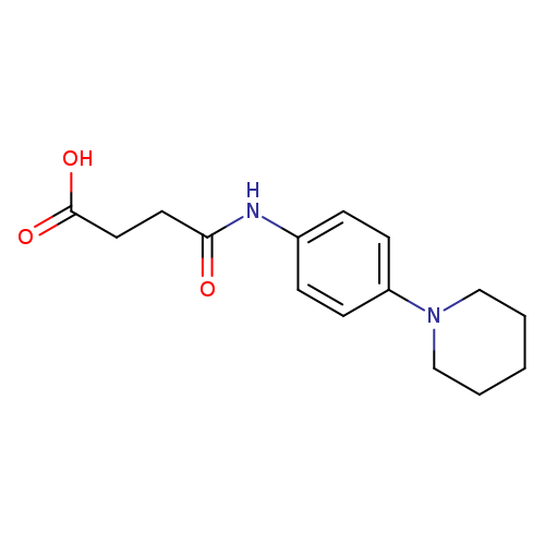 4-Oxo-4-((4-(piperidin-1-yl)phenyl)amino)butanoic acid