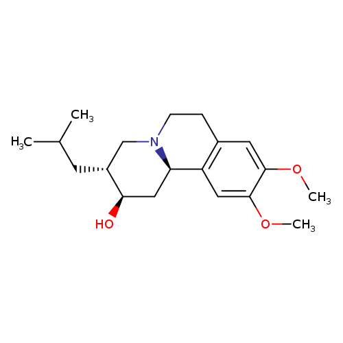 2H-Benzo[a]quinolizin-2-ol, 1,3,4,6,7,11b-hexahydro-9,10-dimethoxy-3-(2-methylpropyl)-, (2R,3R,11bR)-