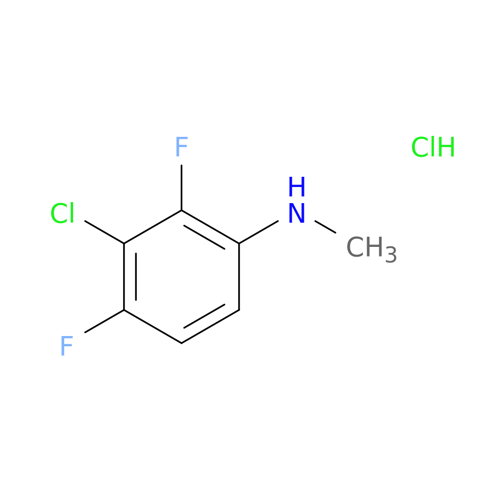 3-chloro-2,4-difluoro-N-methylaniline hydrochloride