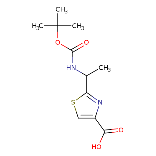 2-(1-{[(tert-butoxy)carbonyl]amino}ethyl)-1,3-thiazole-4-carboxylic acid