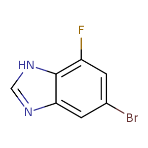 1H-Benzimidazole, 5-bromo-7-fluoro-