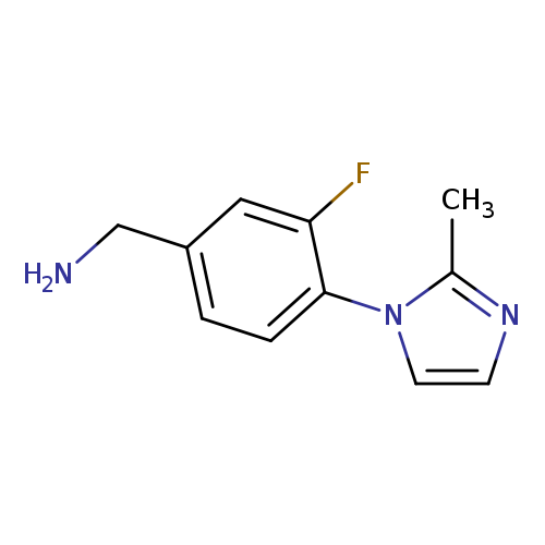 [3-fluoro-4-(2-methyl-1H-imidazol-1-yl)phenyl]methanamine