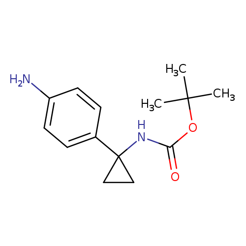 tert-butylN-[1-(4-aminophenyl)cyclopropyl]carbamate