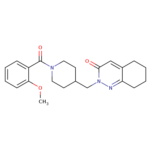 2-{[1-(2-methoxybenzoyl)piperidin-4-yl]methyl}-2,3,5,6,7,8-hexahydrocinnolin-3-one