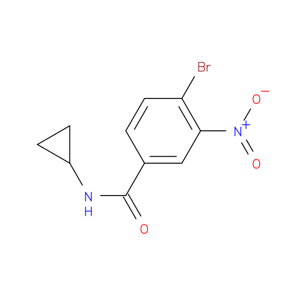 N-Cyclopropyl 4-bromo-3-nitrobenzamide