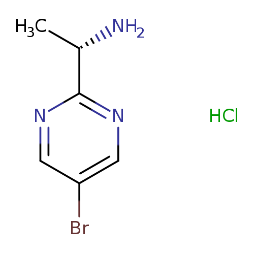 (1S)-1-(5-bromopyrimidin-2-yl)ethan-1-amine hydrochloride