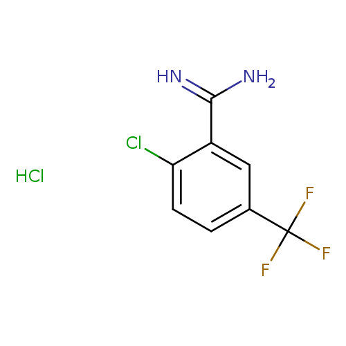 2-Chloro-5-trifluoromethyl-benzamidine, HCl