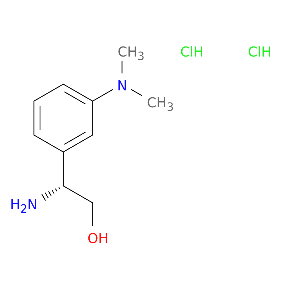 (2R)-2-amino-2-[3-(dimethylamino)phenyl]ethan-1-ol dihydrochloride